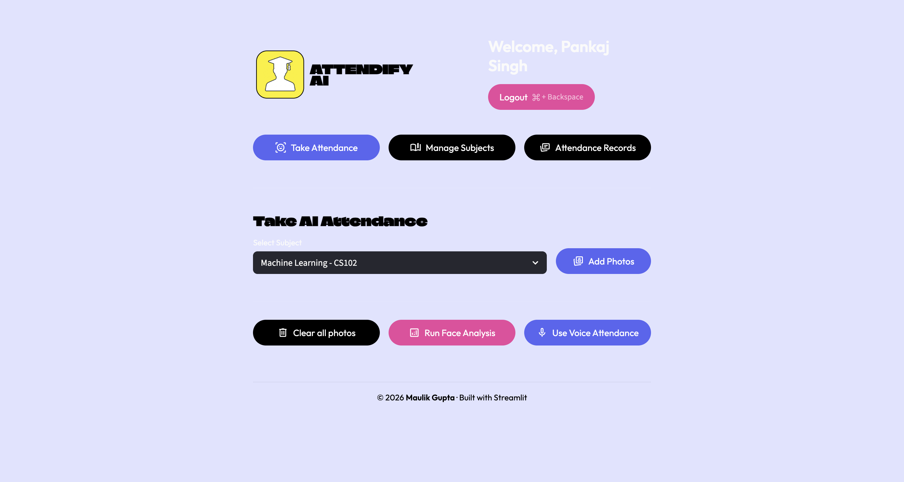 Teacher Dashboard